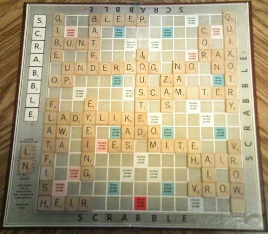 scrabble game cresta highest score