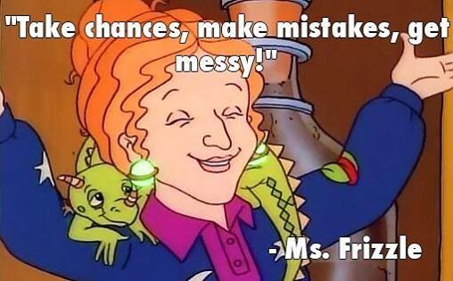 take chances frizzle