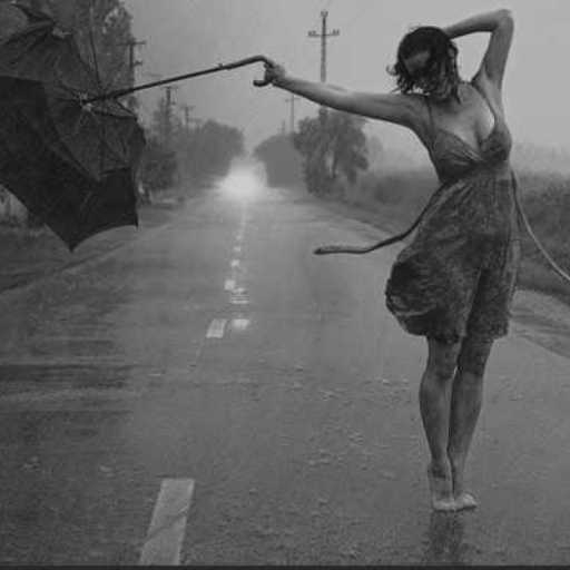 rain-dancing woman